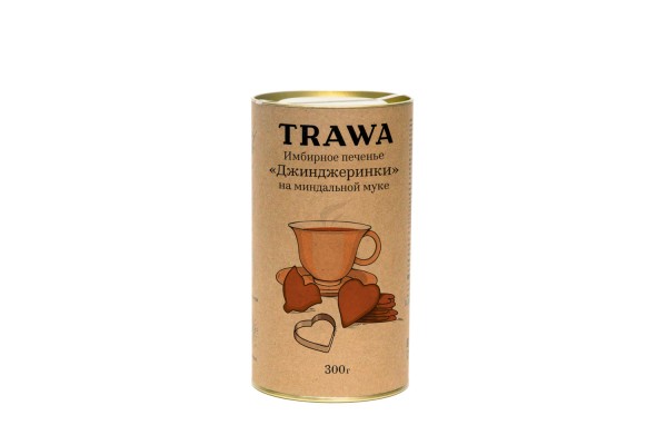 Печенье имбирное Джинджеринки от TRAWA, 300 г
