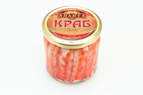 Краб камчатский ЭКСТРА в собственном соку, 400 г
