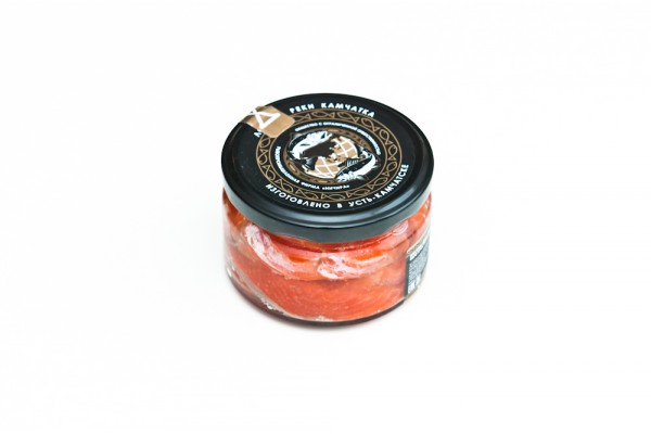 Нерка камчатская. Филе-кусочки слабосоленые в масле, 250 г