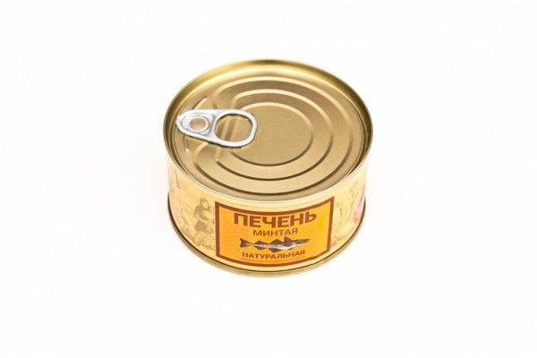 Печень минтая натуральная КТФ, 185 г 