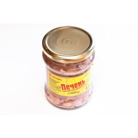 Печень трески натуральная в стекле, 500 г Печень трески натуральная в стекле, 500 г