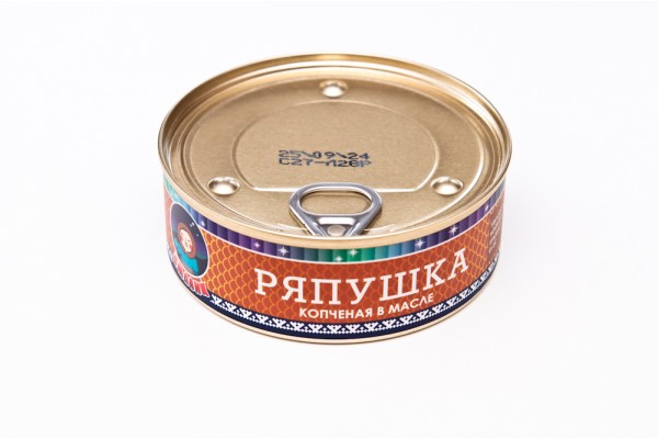 Ряпушка сибирская копченая в масле, 240 г