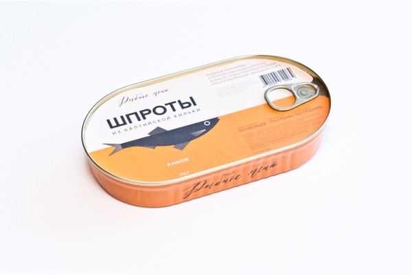 Шпроты из балтийской кильки, 175 г
