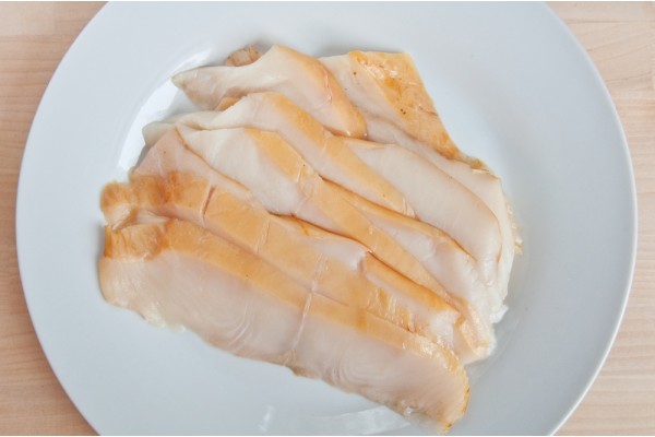 Палтус холодного копчения. Филе-нарезка, 350 г 