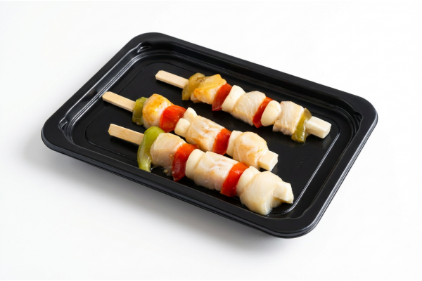 Шпажки для гриля с палтусом замороженные, 350 г