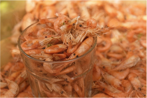 Креветка черноморская варено-мороженая, 500 г