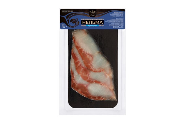 Нельма якутская слабосоленая. Филе-нарезка, 100 г