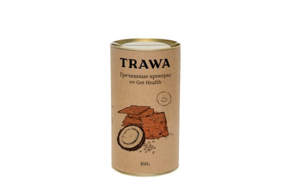 Крекеры гречишные сладкие от TRAWA, 160гр