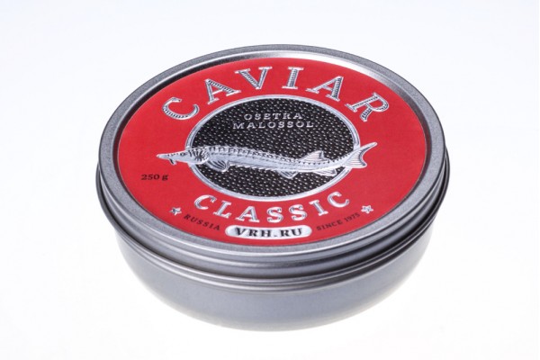 Икра черная зернистая осетровая ВРХ Classic, 250 г