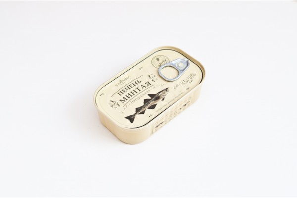 Печень минтая натуральная КТФ, 120 г 