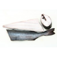 Угольная рыба (черная треска) свежемороженая потрошеная без головы, 1,2-1,8 кг